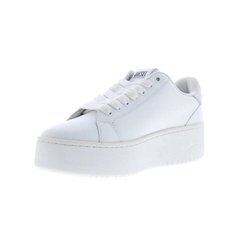 Diesel S-Athene Bold W Womens White Leather Lifestyle Sneakers Shoes