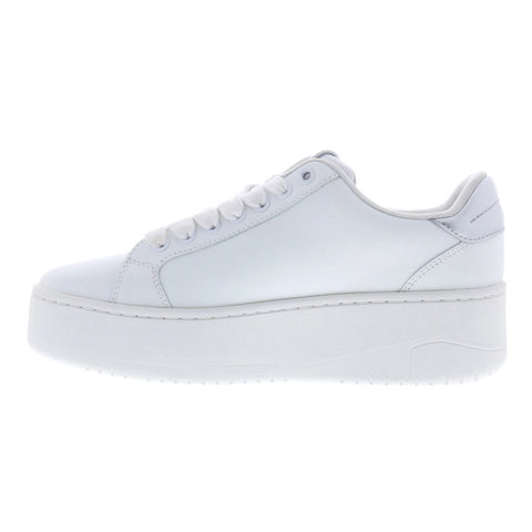 Diesel S-Athene Bold W Womens White Leather Lifestyle Sneakers Shoes