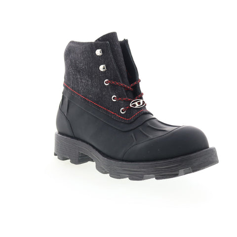 Diesel D-Hammer ABT D Y03230-P5657-T8013 Mens Black Casual Dress Boots