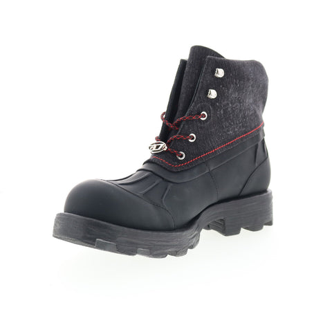 Diesel D-Hammer ABT D Y03230-P5657-T8013 Mens Black Casual Dress Boots