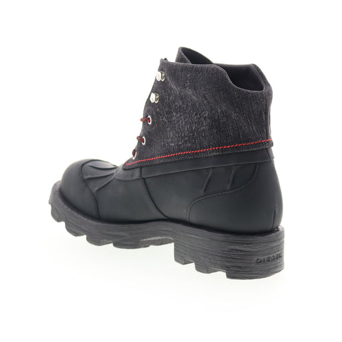Diesel D-Hammer ABT D Y03230-P5657-T8013 Mens Black Casual Dress Boots