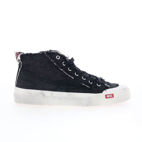 Diesel S-Athos Mid Y03269-P6312-H0958 Mens Black Lifestyle Sneakers Shoes