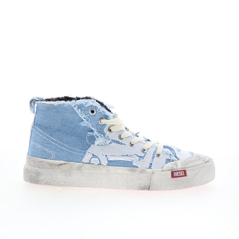 Diesel S-Athos Mid Y03269-P6312-H1327 Mens Blue Lifestyle Sneakers Shoes