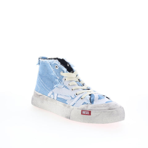 Diesel S-Athos Mid Y03269-P6312-H1327 Mens Blue Lifestyle Sneakers Shoes