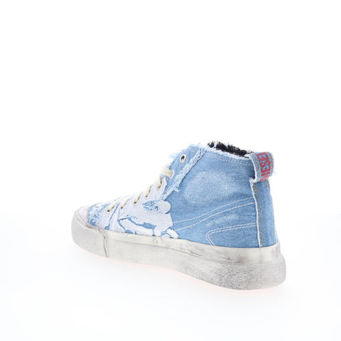 Diesel S-Athos Mid Y03269-P6312-H1327 Mens Blue Lifestyle Sneakers Shoes