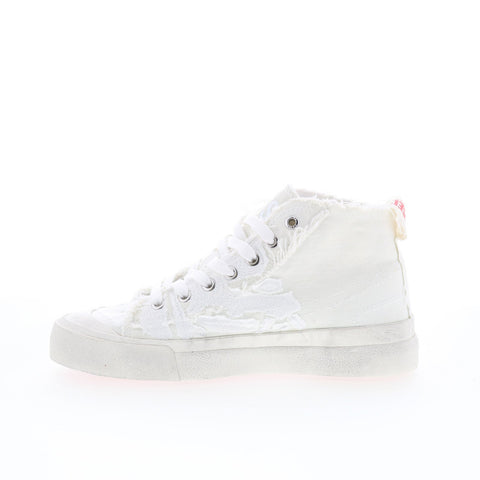 Diesel S-Athos Mid Y03269-P6312-H7528 Mens White Lifestyle Sneakers Shoes
