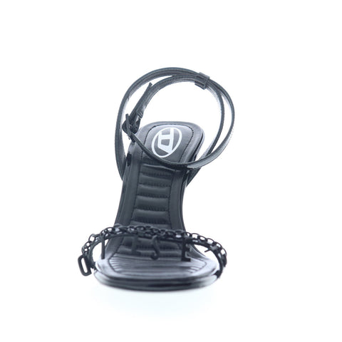 Diesel D-Vina SDL Y03303-P2345-T8013 Womens Black Heeled Sandals Shoes