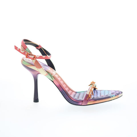 Diesel D-Vina Charm SDL Y03429-P6742-HA280 Womens Purple Heeled Sandals Shoes