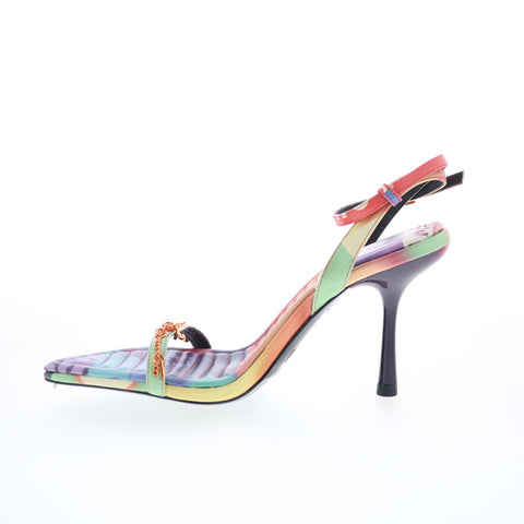 Diesel D-Vina Charm SDL Y03429-P6742-HA280 Womens Purple Heeled Sandals Shoes