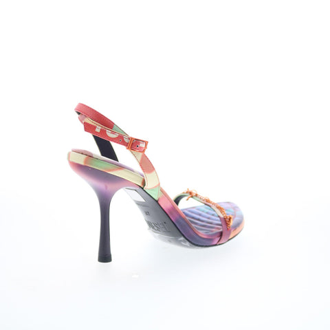 Diesel D-Vina Charm SDL Y03429-P6742-HA280 Womens Purple Heeled Sandals Shoes