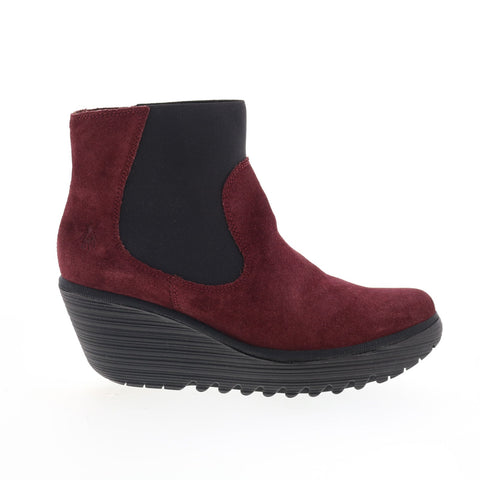 Fly London Yade YADE398FLY-008 Womens Brown Suede Ankle & Booties Boots