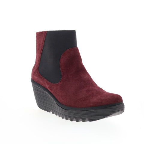 Fly London Yade YADE398FLY-008 Womens Brown Suede Ankle & Booties Boots