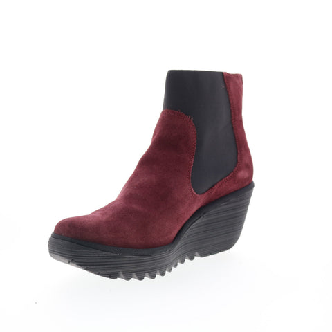Fly London Yade YADE398FLY-008 Womens Brown Suede Ankle & Booties Boots