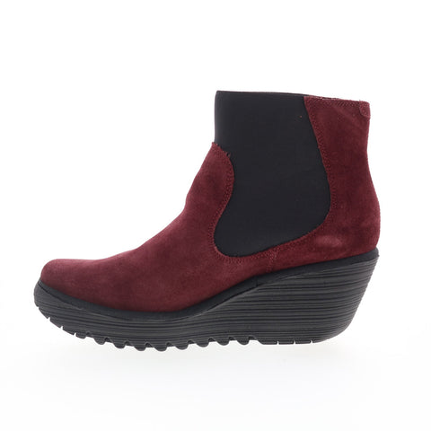 Fly London Yade YADE398FLY-008 Womens Brown Suede Ankle & Booties Boots