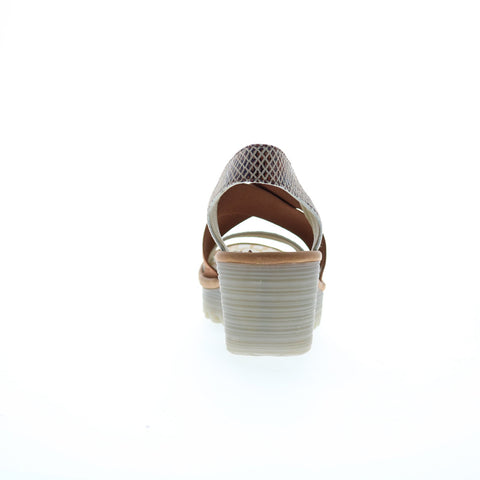 Fly London Yaji YAJI888FLY-013 Womens Brown Leather Lifestyle Sneakers Shoes