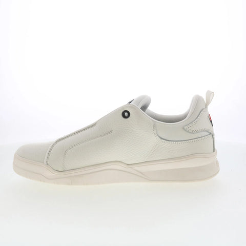 Pajar Yarina 75476 Mens White Leather Slip On Lifestyle Sneakers Shoes