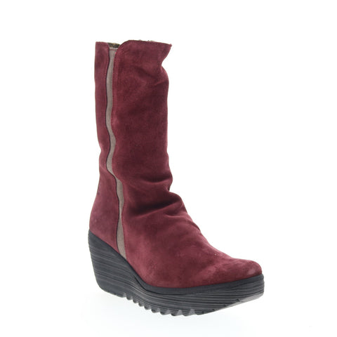 Fly London Yemy YEMY408FLY-002 Womens Brown Suede Casual Dress Boots