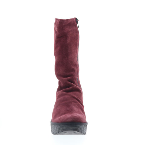 Fly London Yemy YEMY408FLY-002 Womens Brown Suede Casual Dress Boots