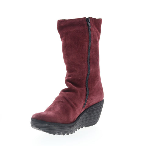 Fly London Yemy YEMY408FLY-002 Womens Brown Suede Casual Dress Boots