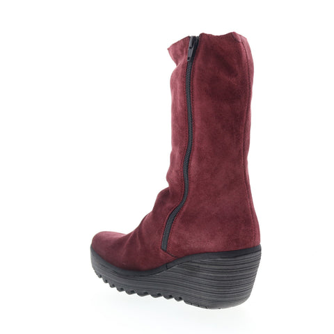 Fly London Yemy YEMY408FLY-002 Womens Brown Suede Casual Dress Boots