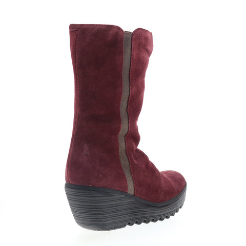Fly London Yemy YEMY408FLY-002 Womens Brown Suede Casual Dress Boots