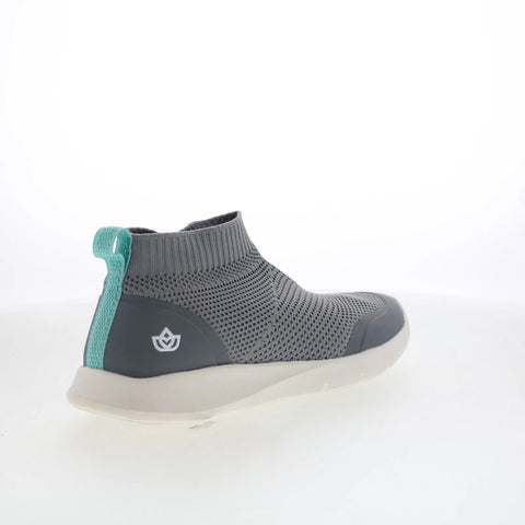 Spenco Yoga Stretch SP1032GRY Womens Gray Mesh Lifestyle Sneakers Shoes