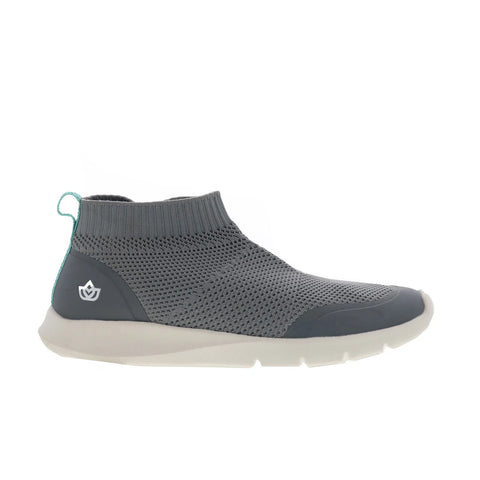 Spenco Yoga Stretch SP1032GRY Womens Gray Mesh Lifestyle Sneakers Shoes