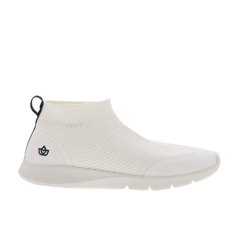Spenco Yoga Stretch SP1032WHT Womens White Mesh Lifestyle Sneakers Shoes