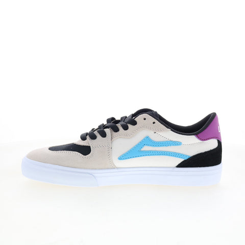 Lakai York MS1250236A00 Mens Black Suede Skate Inspired Sneakers Shoes