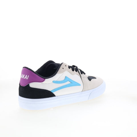 Lakai York MS1250236A00 Mens Black Suede Skate Inspired Sneakers Shoes