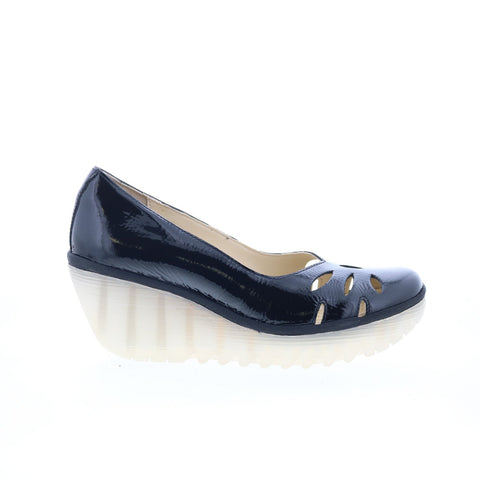 Fly London Yubi YUBI480FLY-004 Womens Black Loafers & Slip Ons Casual Shoes