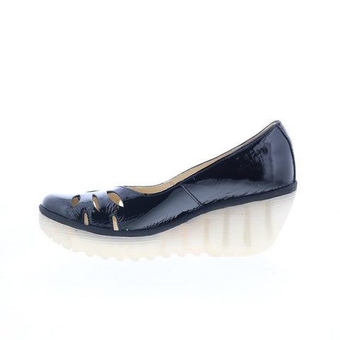 Fly London Yubi YUBI480FLY-004 Womens Black Loafers & Slip Ons Casual Shoes