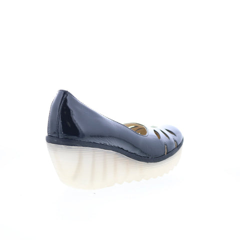 Fly London Yubi YUBI480FLY-004 Womens Black Loafers & Slip Ons Casual Shoes