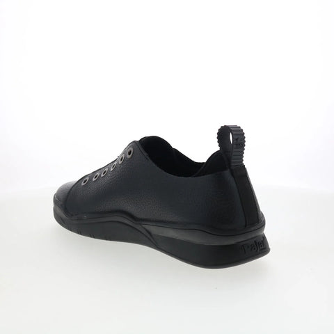 Pajar Yuron2 75490 Mens Black Leather Slip On Lifestyle Sneakers Shoes