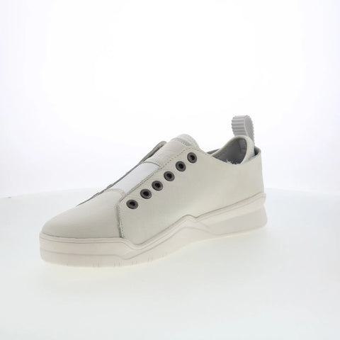 Pajar Yuron2 75490 Mens White Leather Slip On Lifestyle Sneakers Shoes