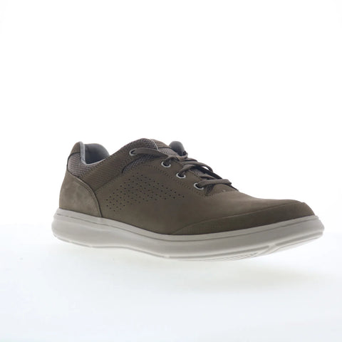 Rockport Zaden Ubal OX CI1585 Mens Green Suede Lifestyle Sneakers Shoes