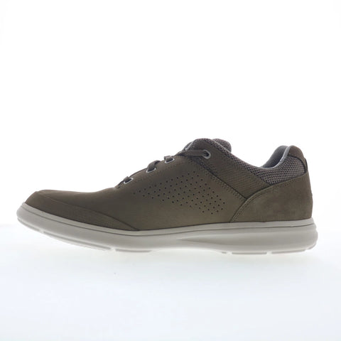 Rockport Zaden Ubal OX CI1585 Mens Green Suede Lifestyle Sneakers Shoes