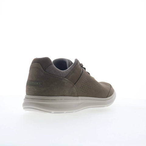 Rockport Zaden Ubal OX CI1585 Mens Green Suede Lifestyle Sneakers Shoes