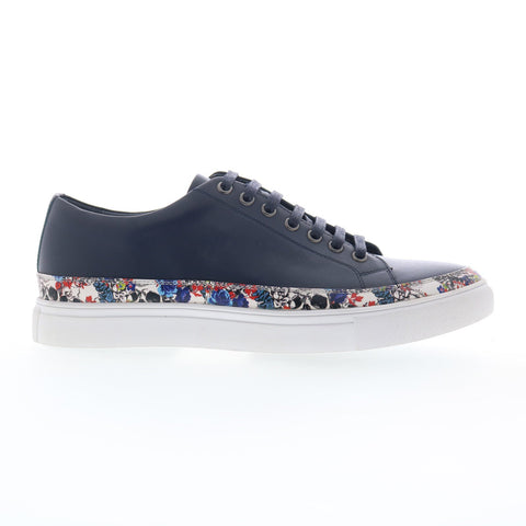 Robert Graham Supernova RG5686L Mens Blue Leather Lifestyle Sneakers Shoes