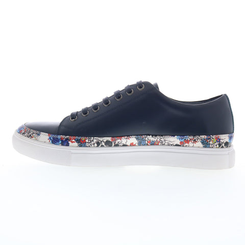 Robert Graham Supernova RG5686L Mens Blue Leather Lifestyle Sneakers Shoes