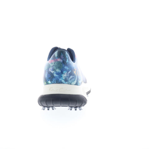 Robert Graham ZE700-364-72 Mens Blue Leather Lace Up Athletic Golf Shoes