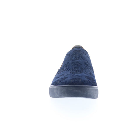 Robert Graham Planetary RG5687S Mens Blue Suede Lifestyle Sneakers Shoes