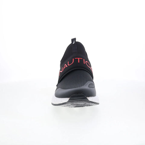 Nautica Zento EL2742 Mens Black Canvas Slip On Lifestyle Sneakers Shoes