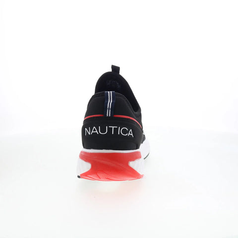 Nautica Zento EL2742 Mens Black Canvas Slip On Lifestyle Sneakers Shoes