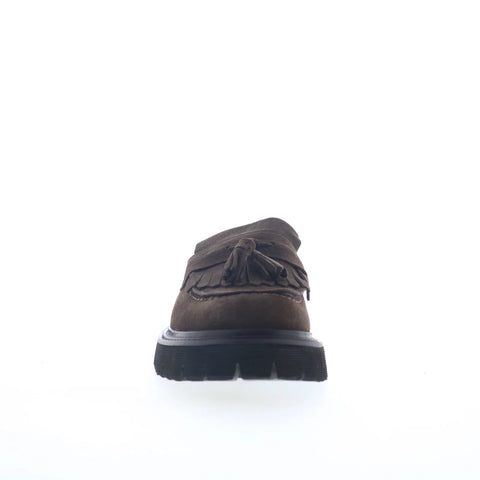 Steve Madden Zev ZEV01M1 Mens Brown Suede Loafers & Slip Ons Casual Shoes