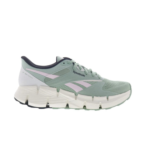 Reebok Zig Dynamica 5 Womens Green Mesh Lace Up Lifestyle Sneakers Shoes