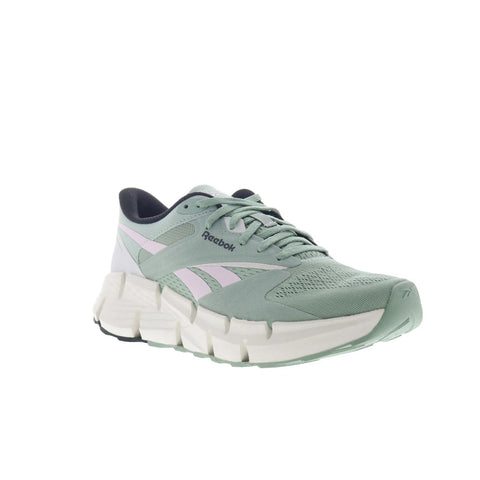 Reebok Zig Dynamica 5 Womens Green Mesh Lace Up Lifestyle Sneakers Shoes