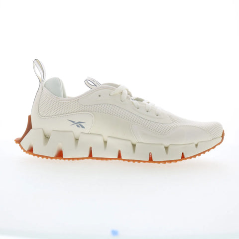 Reebok Zig Dynamica CLW Womens White Synthetic Lifestyle Sneakers Shoes