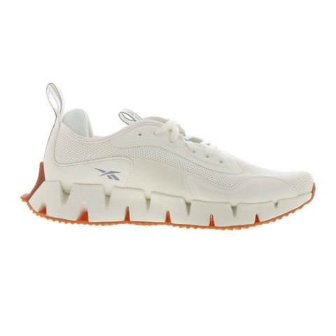 Reebok Zig Dynamica CLW Womens White Synthetic Lifestyle Sneakers Shoes