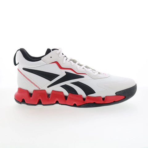 Reebok Zig Encore Mens White Synthetic Lace Up Lifestyle Sneakers Shoes